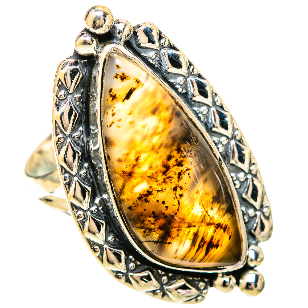 Montana Agate Rings handcrafted by Ana Silver Co - RING120292 - Photo 2