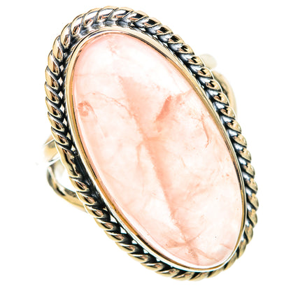 Rose Quartz Rings handcrafted by Ana Silver Co - RING120299 - Photo 2