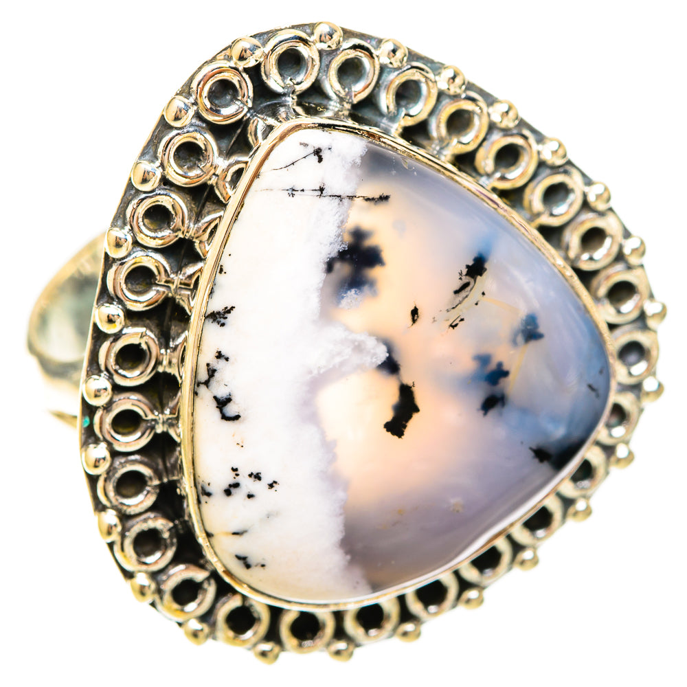 Dendritic Opal Rings handcrafted by Ana Silver Co - RING120315 - Photo 2
