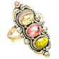Ethiopian Opal Rings handcrafted by Ana Silver Co - RING120320 - Photo 2