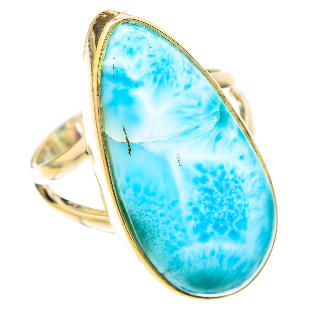 Larimar Rings handcrafted by Ana Silver Co - RING120333 - Photo 2
