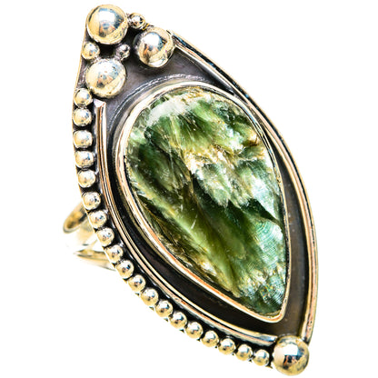 Seraphinite Rings handcrafted by Ana Silver Co - RING120339 - Photo 2
