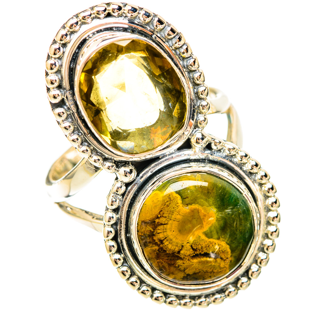 Ocean Jasper Rings handcrafted by Ana Silver Co - RING120346 - Photo 2