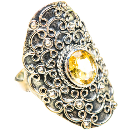 Citrine Rings handcrafted by Ana Silver Co - RING120353 - Photo 2