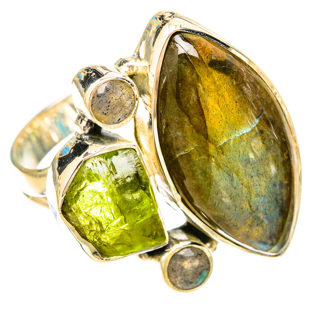 Labradorite Rings handcrafted by Ana Silver Co - RING120370 - Photo 2