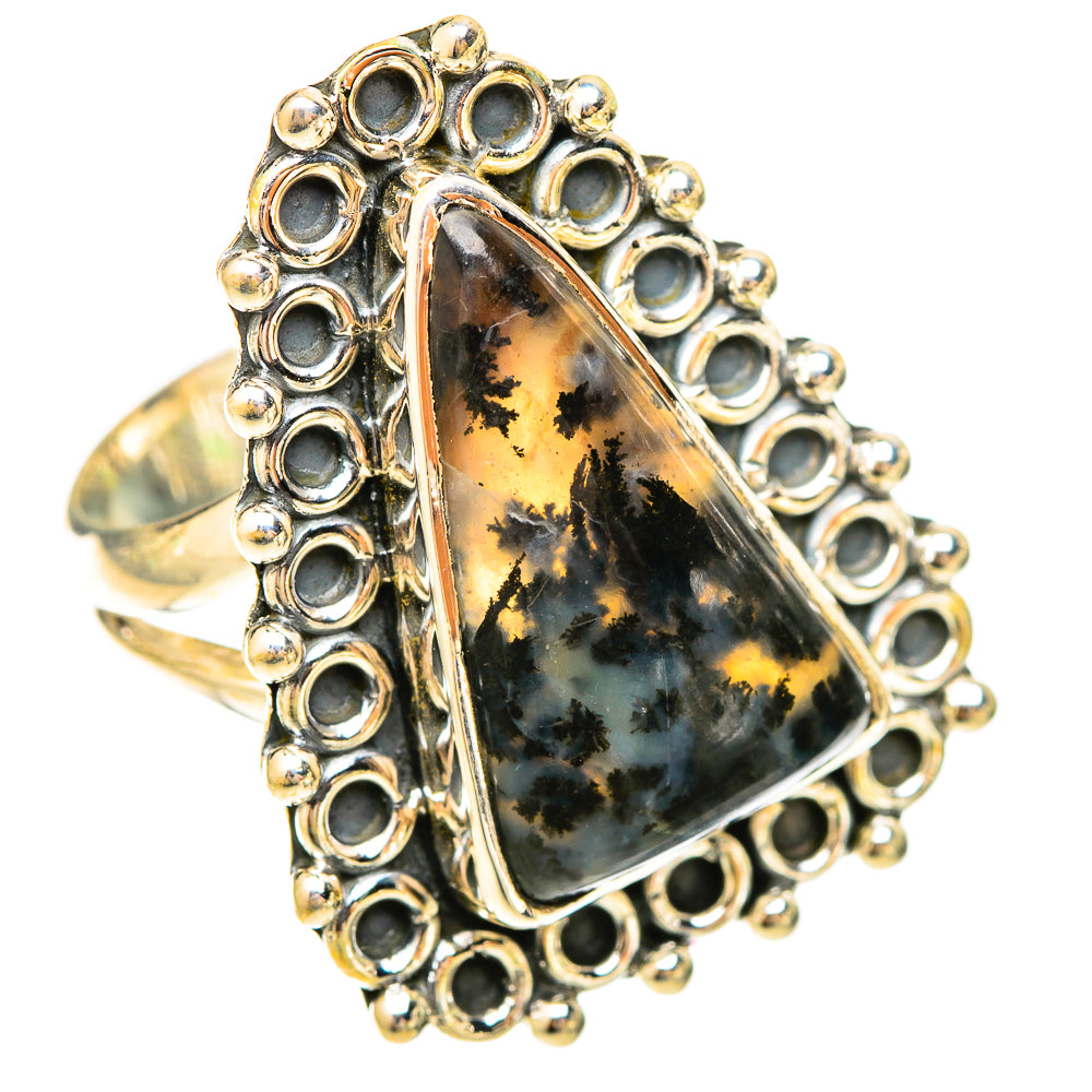 Dendritic Opal Rings handcrafted by Ana Silver Co - RING120400 - Photo 2