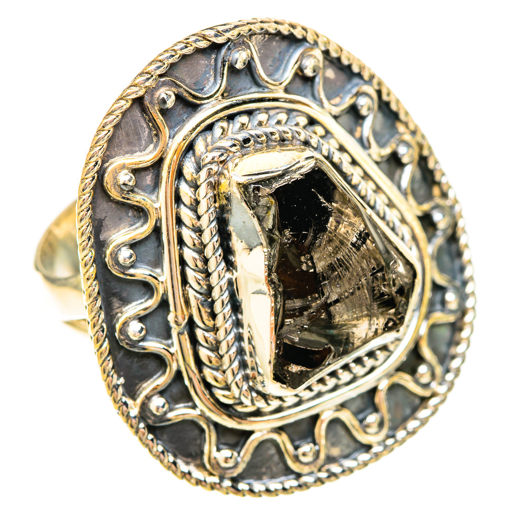 Tektite Rings handcrafted by Ana Silver Co - RING120401 - Photo 2