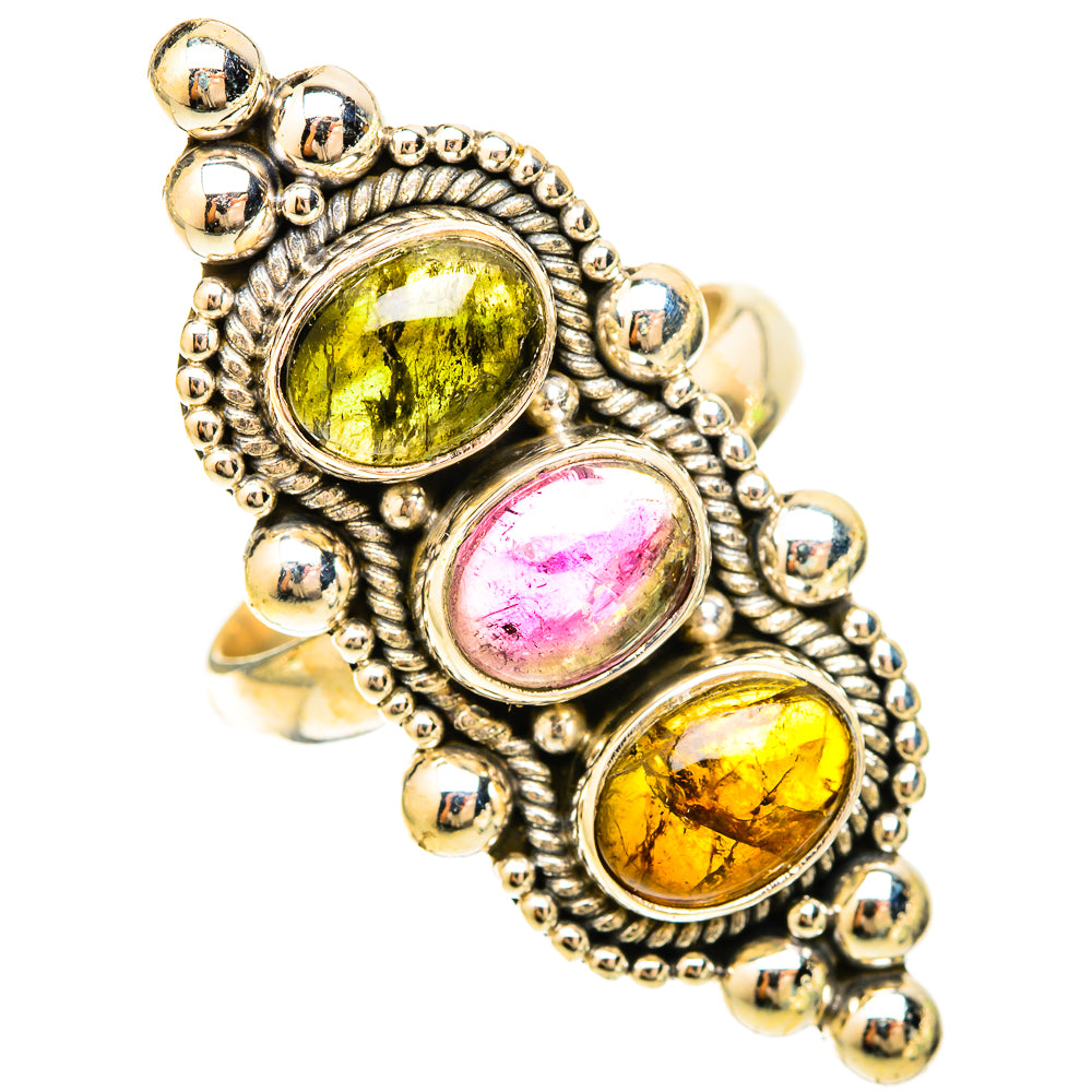 Tourmaline Rings handcrafted by Ana Silver Co - RING120415 - Photo 2
