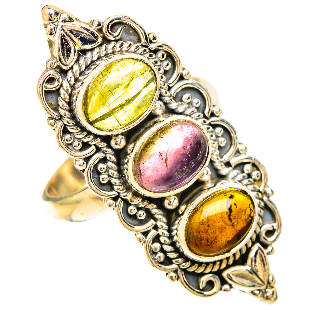 Tourmaline Rings handcrafted by Ana Silver Co - RING120416 - Photo 2