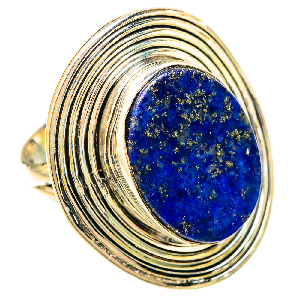 Lapis Lazuli Rings handcrafted by Ana Silver Co - RING120419 - Photo 2