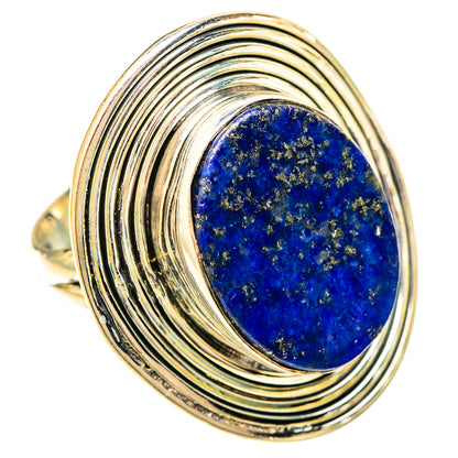 Lapis Lazuli Rings handcrafted by Ana Silver Co - RING120419 - Photo 2