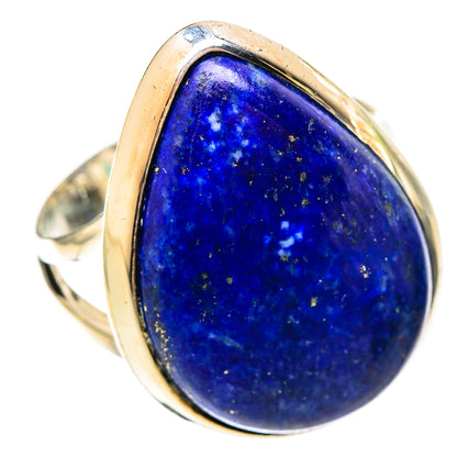 Lapis Lazuli Rings handcrafted by Ana Silver Co - RING120425 - Photo 2