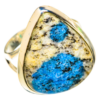 K2 Blue Azurite Rings handcrafted by Ana Silver Co - RING120427 - Photo 2