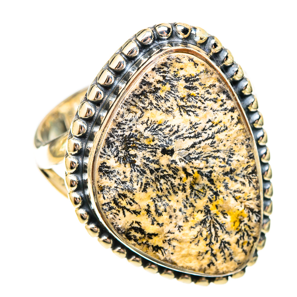 Germany Psilomelane Dendrite Rings handcrafted by Ana Silver Co - RING120437 - Photo 2
