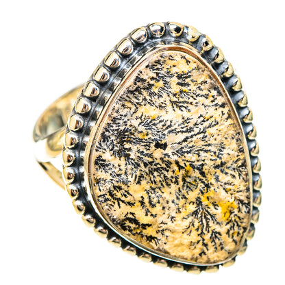 Germany Psilomelane Dendrite Rings handcrafted by Ana Silver Co - RING120437 - Photo 2
