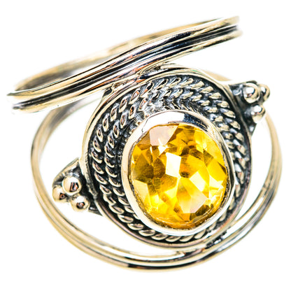 Citrine Rings handcrafted by Ana Silver Co - RING120438 - Photo 2