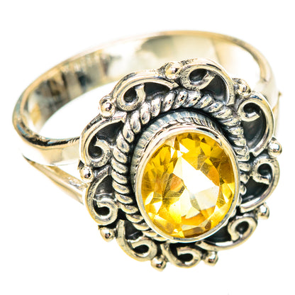 Citrine Rings handcrafted by Ana Silver Co - RING120439 - Photo 2