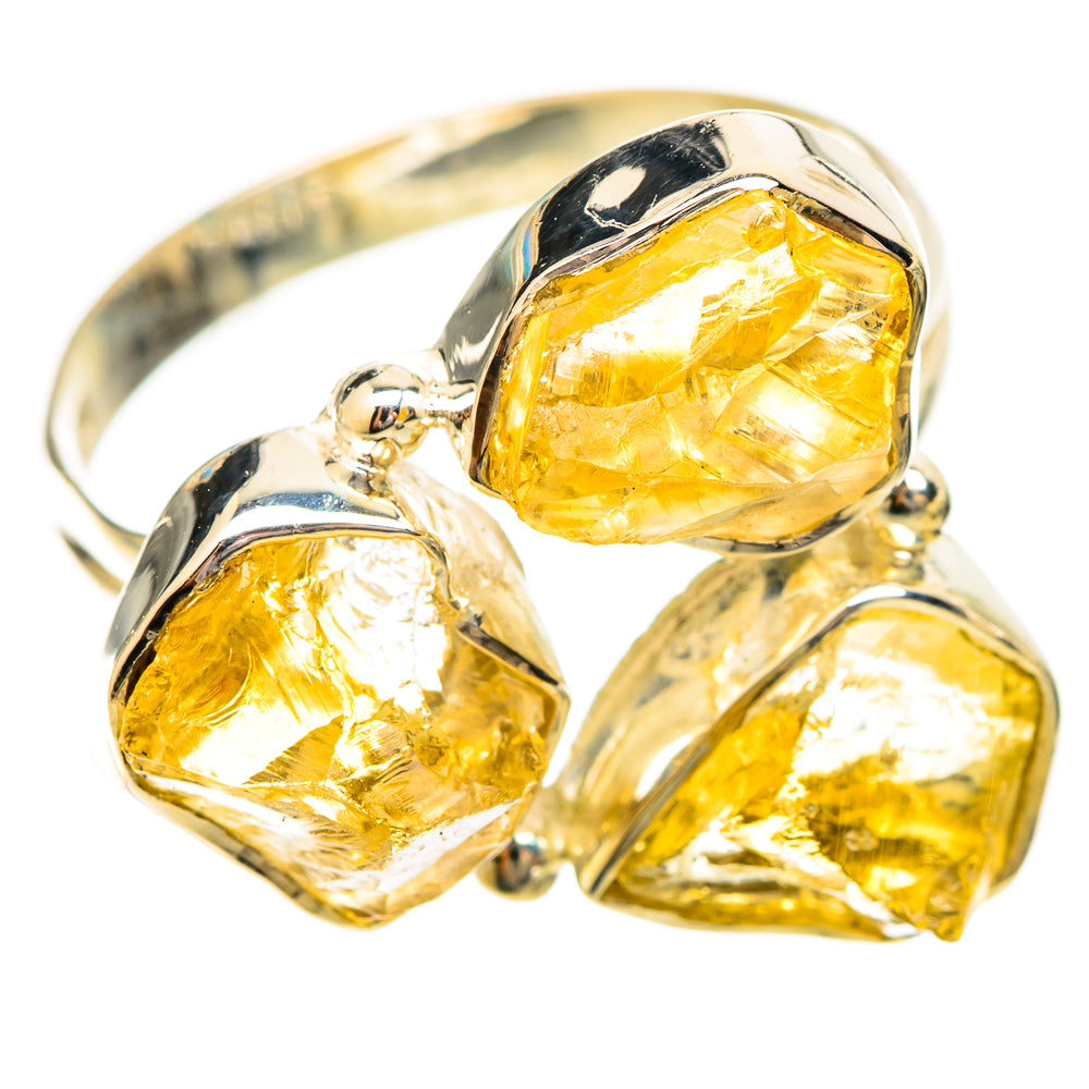 Citrine Rings handcrafted by Ana Silver Co - RING120441 - Photo 2