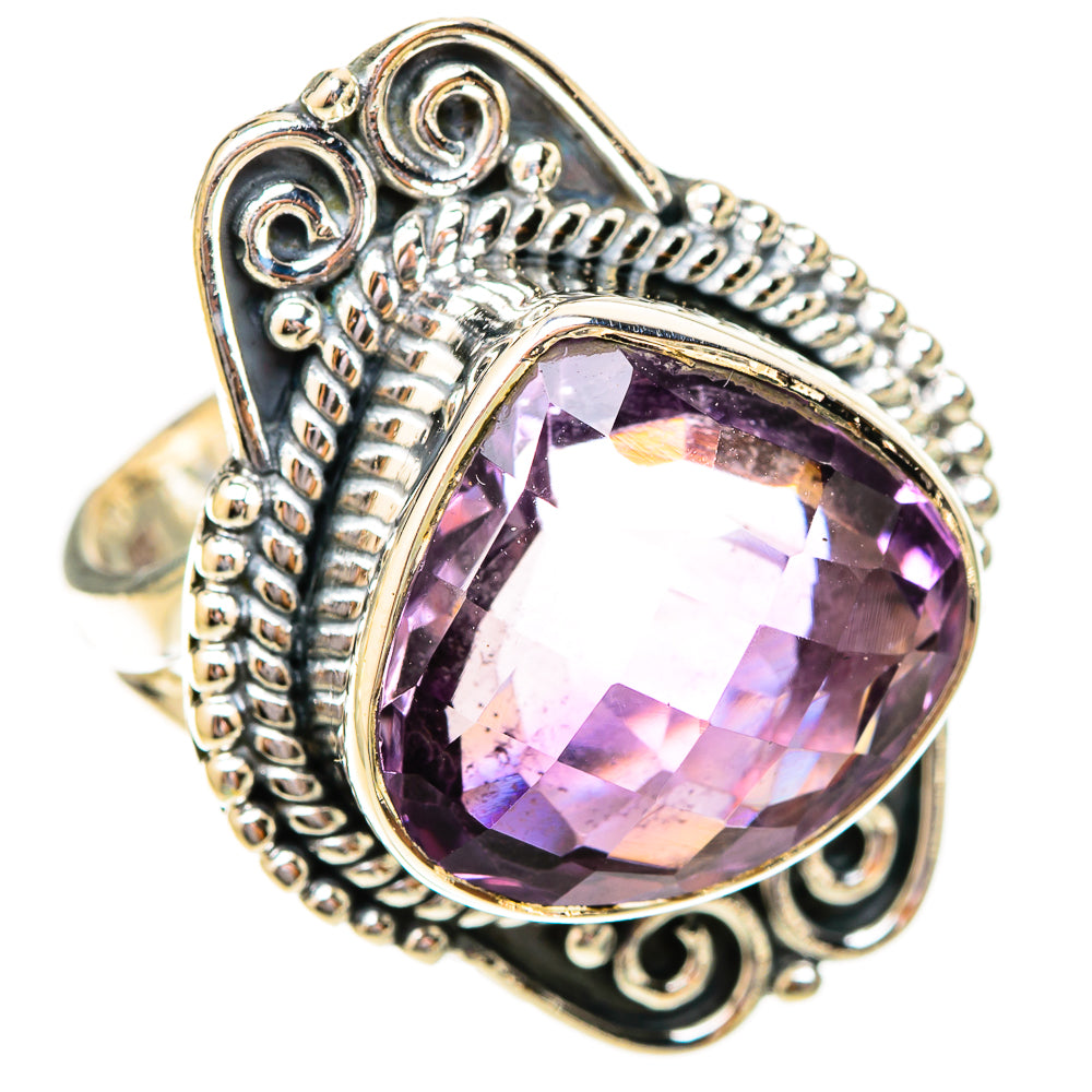 Amethyst Rings handcrafted by Ana Silver Co - RING120445 - Photo 2