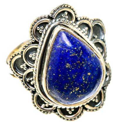 Lapis Lazuli Rings handcrafted by Ana Silver Co - RING120463 - Photo 2