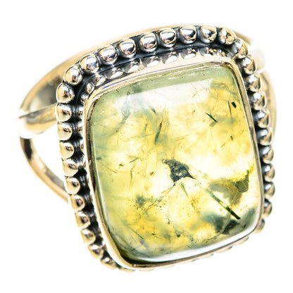 Prehnite Rings handcrafted by Ana Silver Co - RING120469 - Photo 2