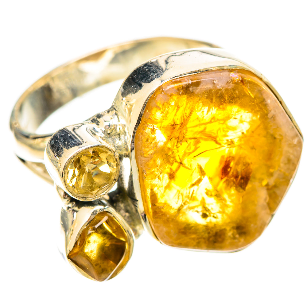 Citrine Rings handcrafted by Ana Silver Co - RING120476 - Photo 2