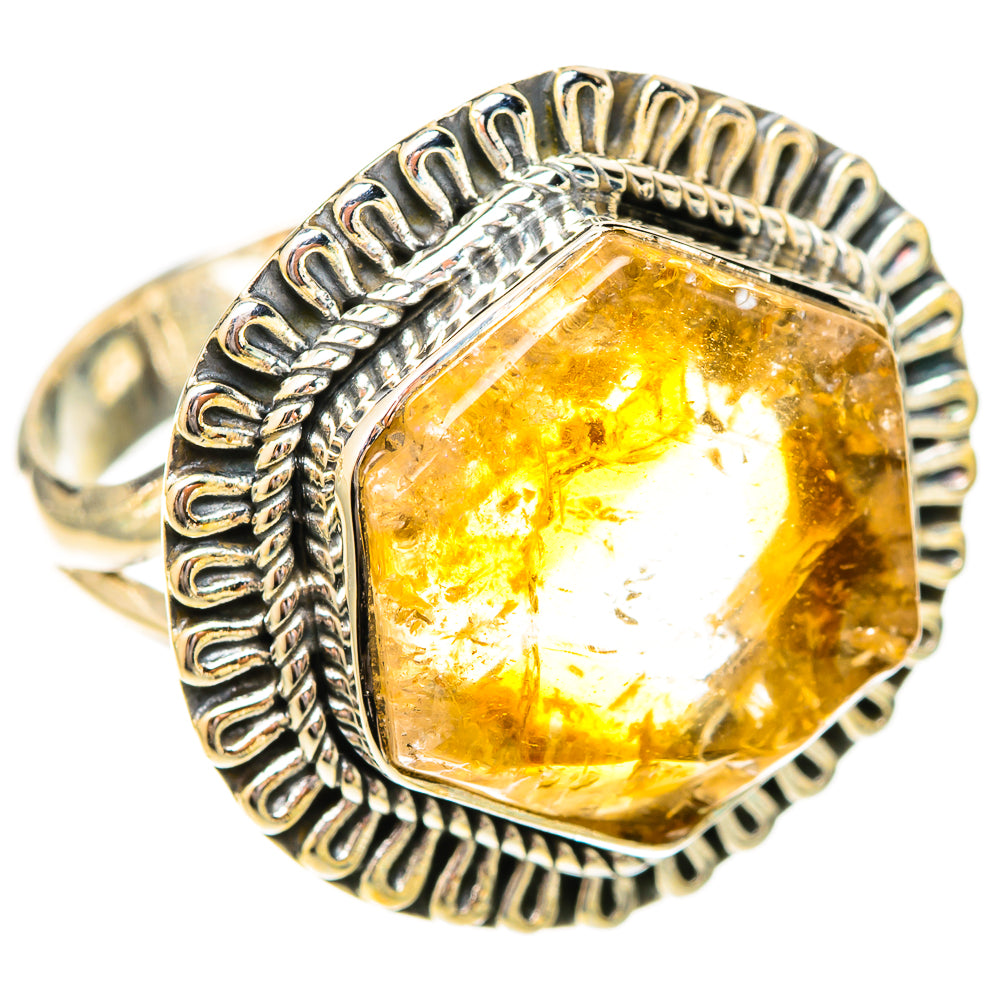 Citrine Rings handcrafted by Ana Silver Co - RING120478 - Photo 2