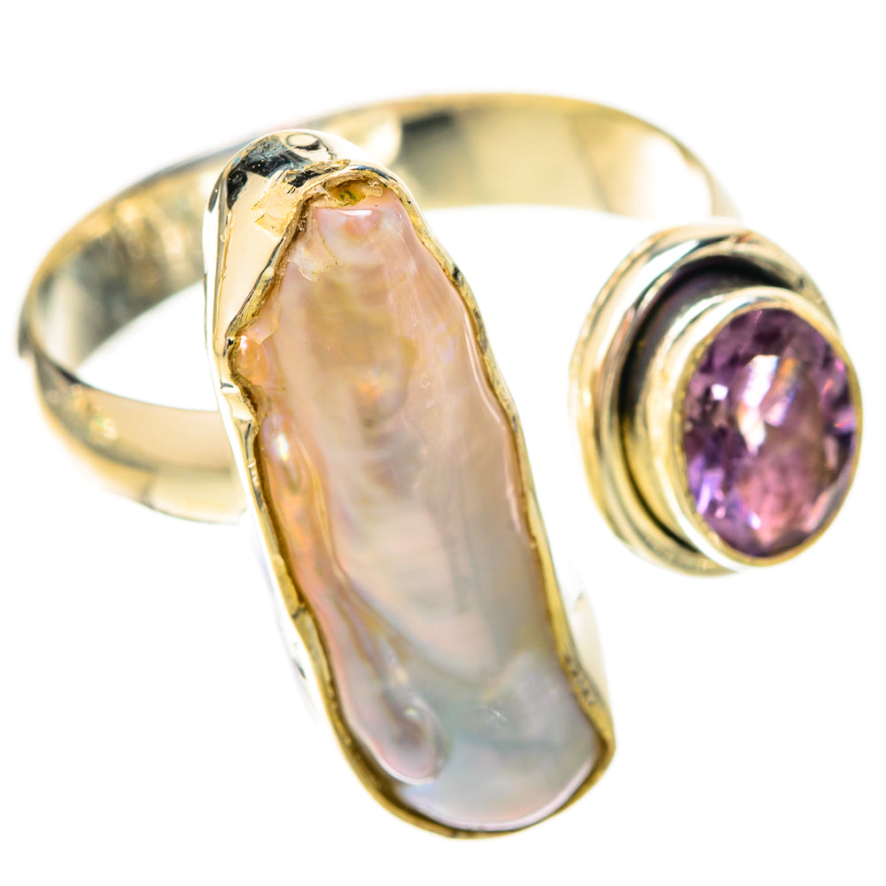 Mother Of Pearl Rings handcrafted by Ana Silver Co - RING120493 - Photo 2