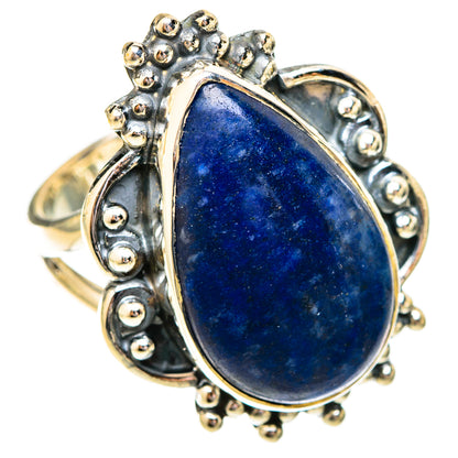 Lapis Lazuli Rings handcrafted by Ana Silver Co - RING120498 - Photo 2