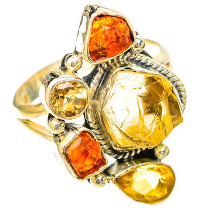 Citrine Rings handcrafted by Ana Silver Co - RING120514 - Photo 2