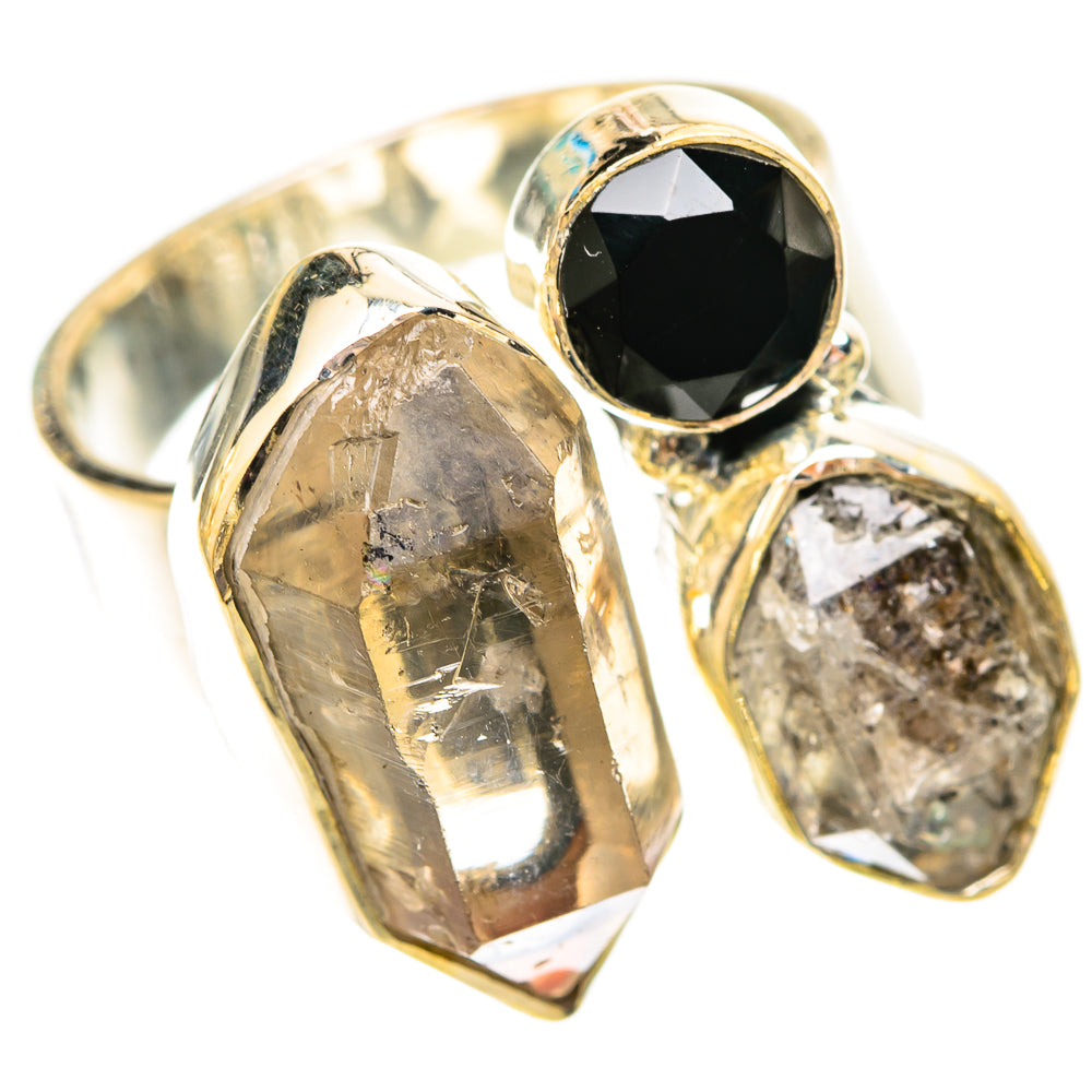 Herkimer Diamond Rings handcrafted by Ana Silver Co - RING120526 - Photo 2