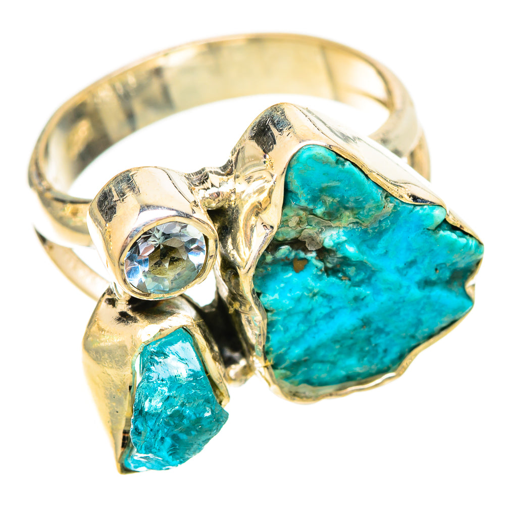 Turquoise Rings handcrafted by Ana Silver Co - RING120532 - Photo 2