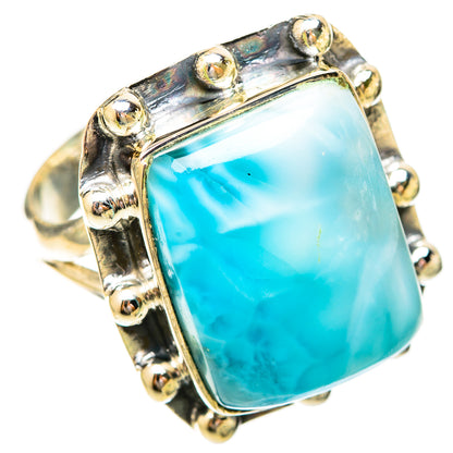 Larimar Rings handcrafted by Ana Silver Co - RING120533 - Photo 2