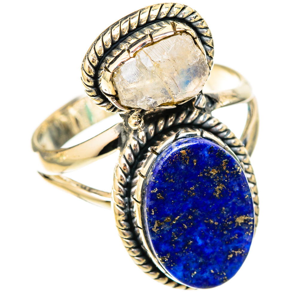 Lapis Lazuli Rings handcrafted by Ana Silver Co - RING120534 - Photo 2