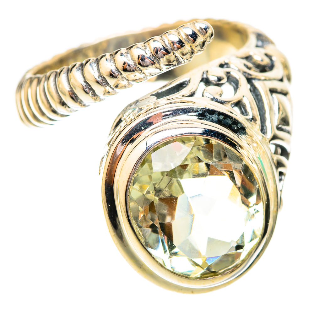 Green Amethyst Rings handcrafted by Ana Silver Co - RING120540 - Photo 2