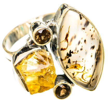 Montana Agate Rings handcrafted by Ana Silver Co - RING120545 - Photo 2