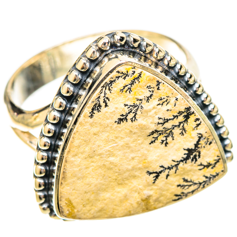 Germany Psilomelane Dendrite Rings handcrafted by Ana Silver Co - RING120546 - Photo 2