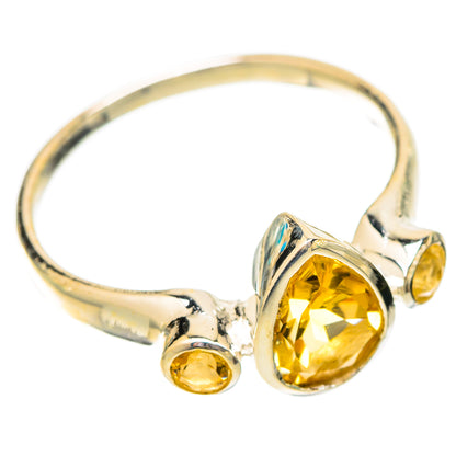 Citrine Rings handcrafted by Ana Silver Co - RING120547 - Photo 2
