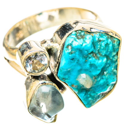 Turquoise Rings handcrafted by Ana Silver Co - RING120567 - Photo 2