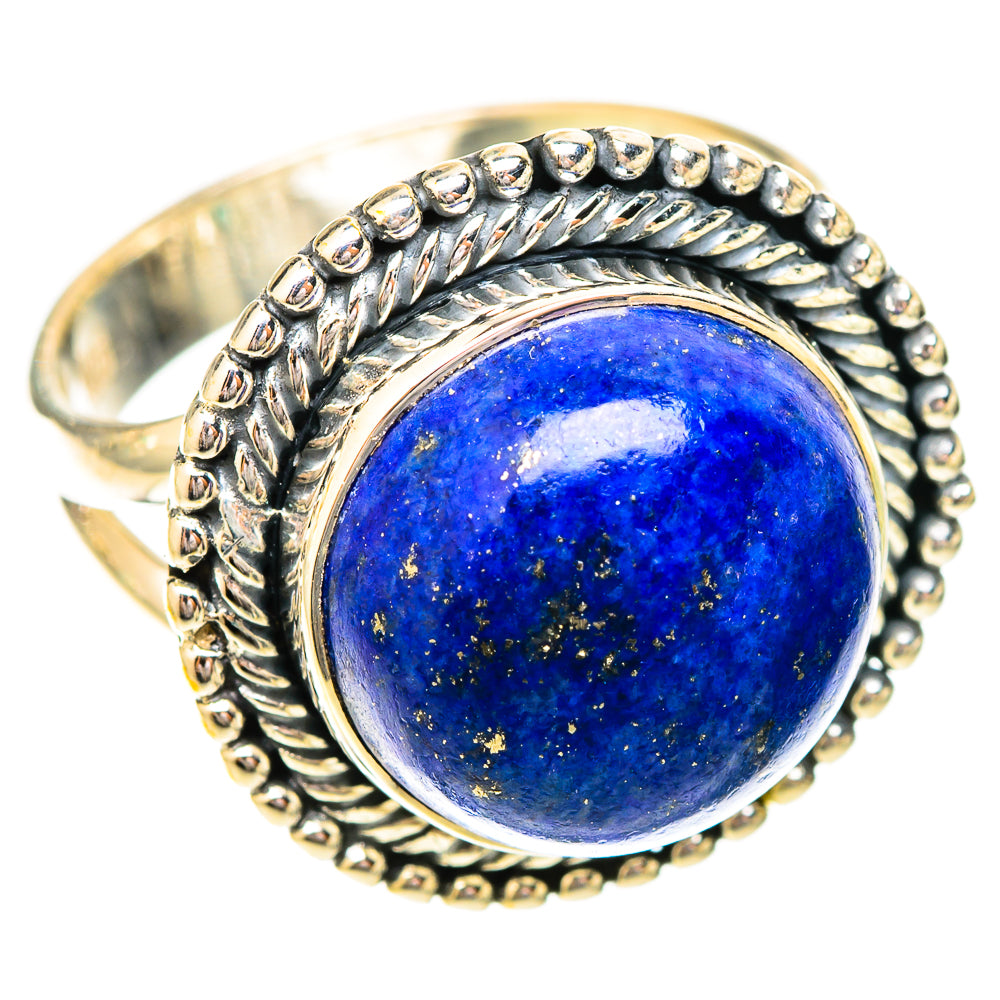 Lapis Lazuli Rings handcrafted by Ana Silver Co - RING120568 - Photo 2