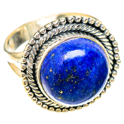 Lapis Lazuli Rings handcrafted by Ana Silver Co - RING120568 - Photo 2