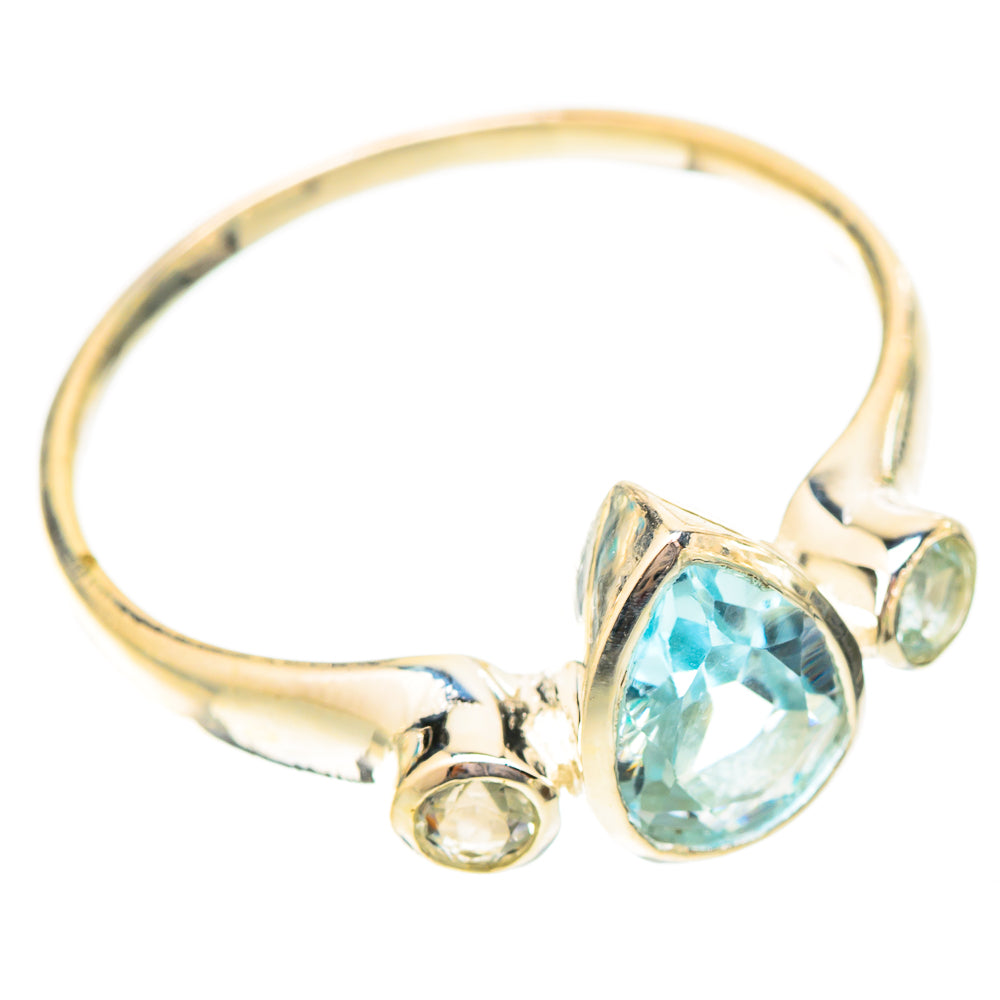 Blue Topaz Rings handcrafted by Ana Silver Co - RING120571 - Photo 2