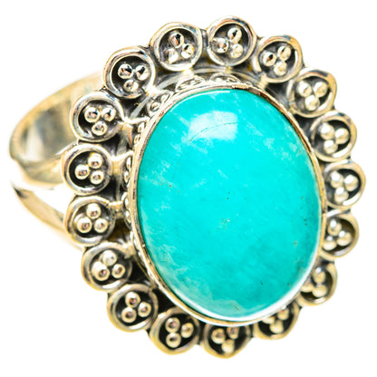 Amazonite Rings handcrafted by Ana Silver Co - RING120575 - Photo 2
