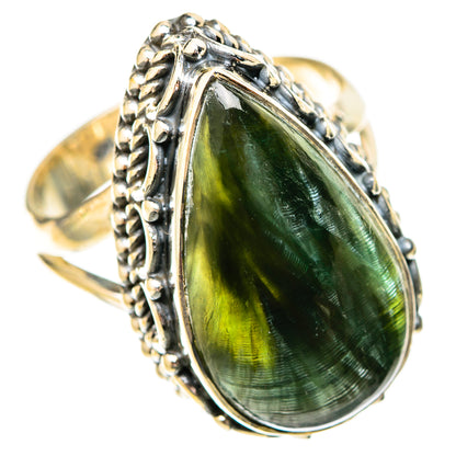 Seraphinite Rings handcrafted by Ana Silver Co - RING120576 - Photo 2