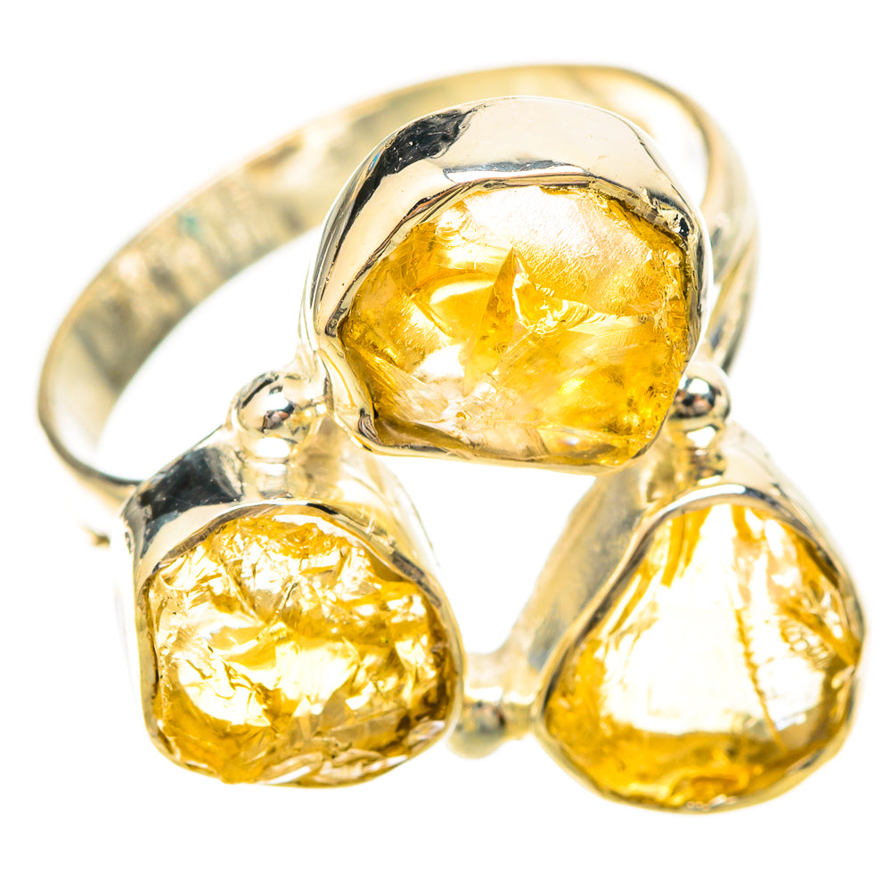 Citrine Rings handcrafted by Ana Silver Co - RING120580 - Photo 2