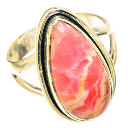Rhodochrosite Rings handcrafted by Ana Silver Co - RING120585 - Photo 2