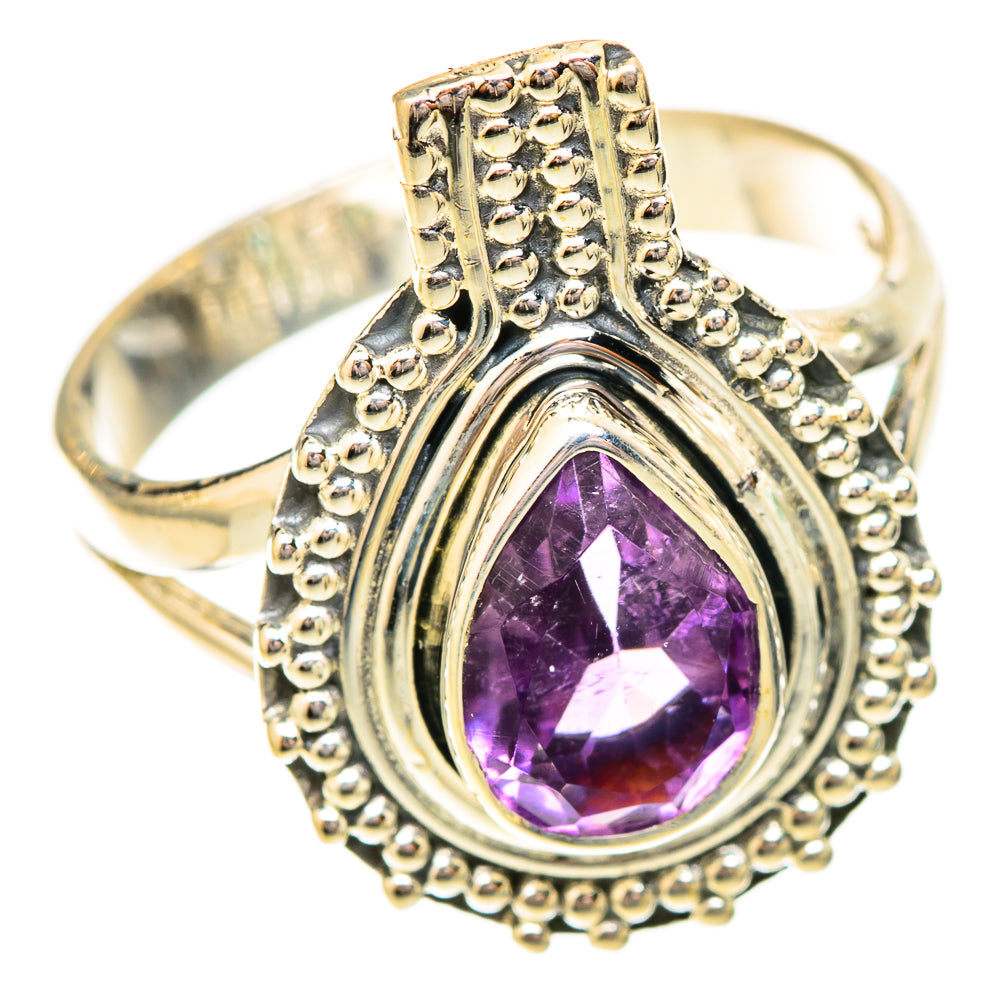 Amethyst Rings handcrafted by Ana Silver Co - RING120589 - Photo 2