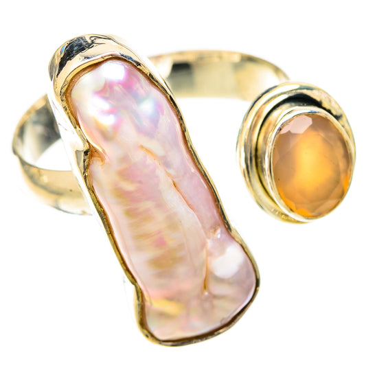Mother Of Pearl Rings handcrafted by Ana Silver Co - RING120596 - Photo 2