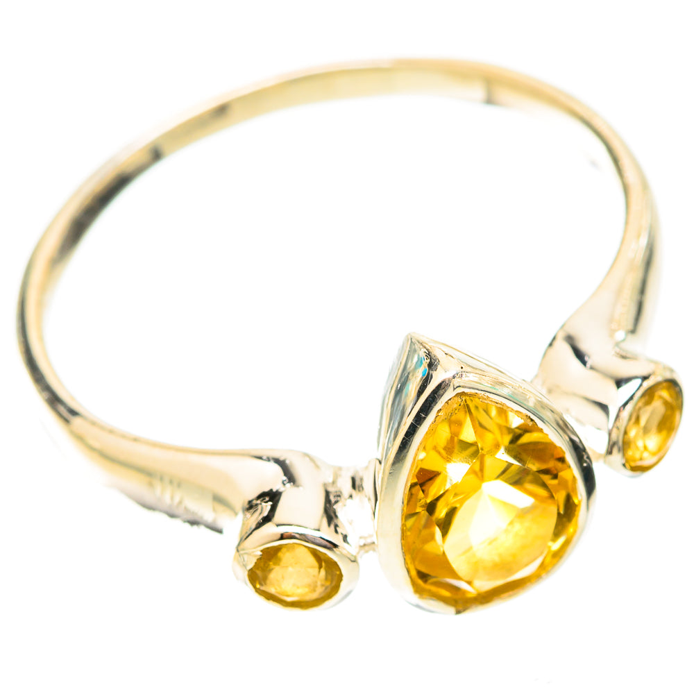 Citrine Rings handcrafted by Ana Silver Co - RING120611 - Photo 2