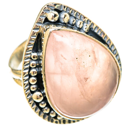 Rose Quartz Rings handcrafted by Ana Silver Co - RING120614 - Photo 2